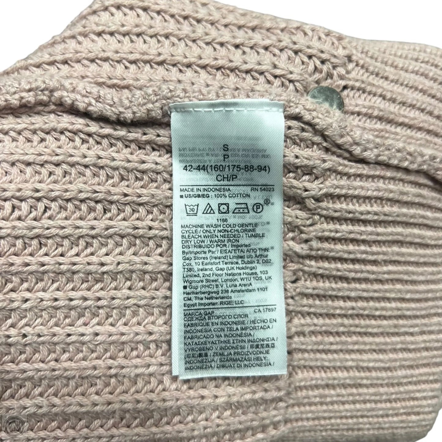 Sweater By Gap In Mauve, Size: S
