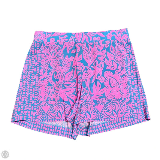 Shorts Designer By Lilly Pulitzer In Blue & Pink, Size: 8