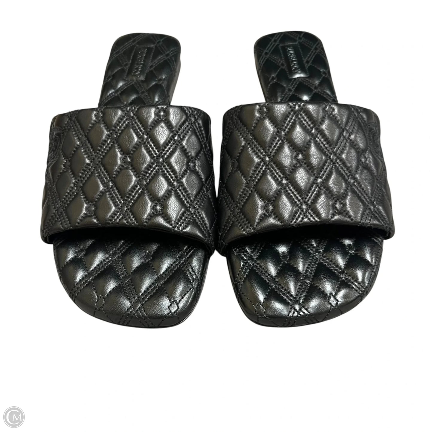 Sandals Luxury Designer By Burberry In Black, Size: 7.5