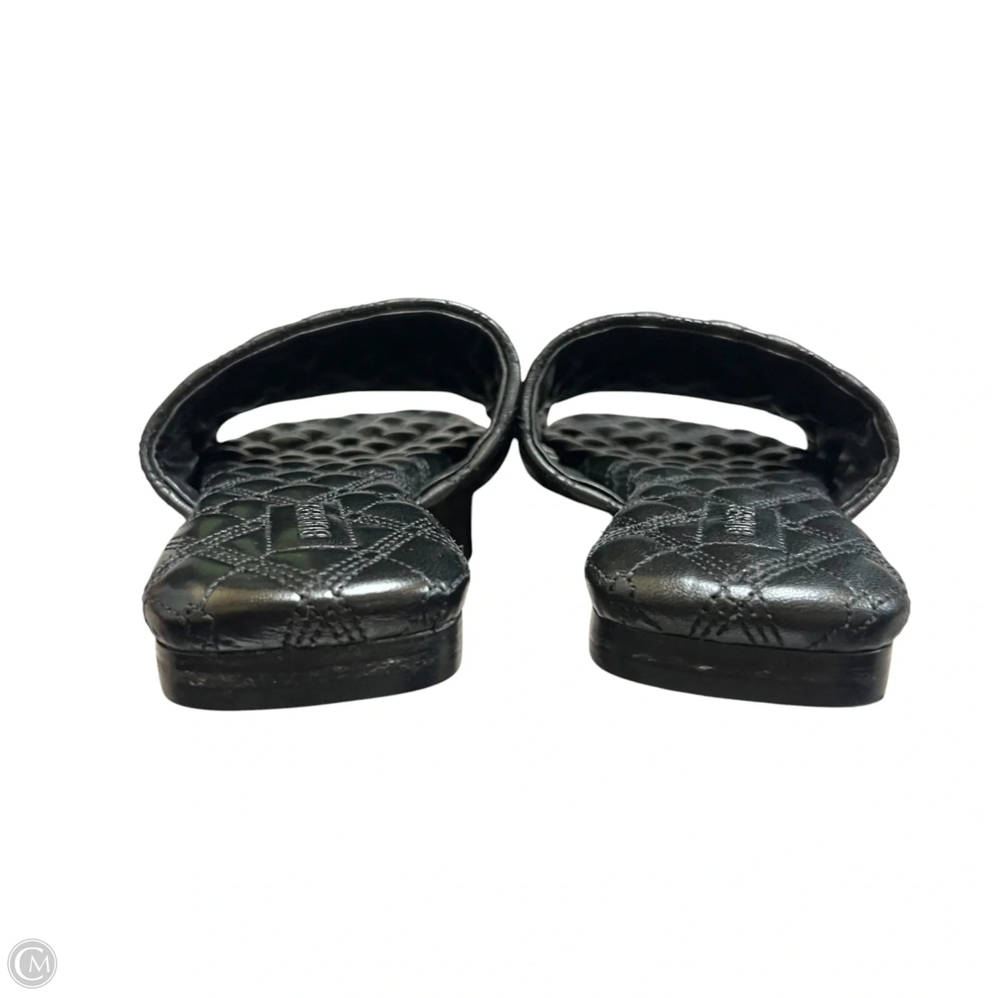 Sandals Luxury Designer By Burberry In Black, Size: 7.5