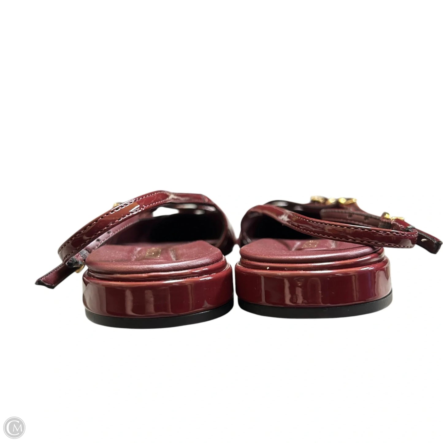 Shoes Flats By Arezzo In Maroon, Size: 8.5