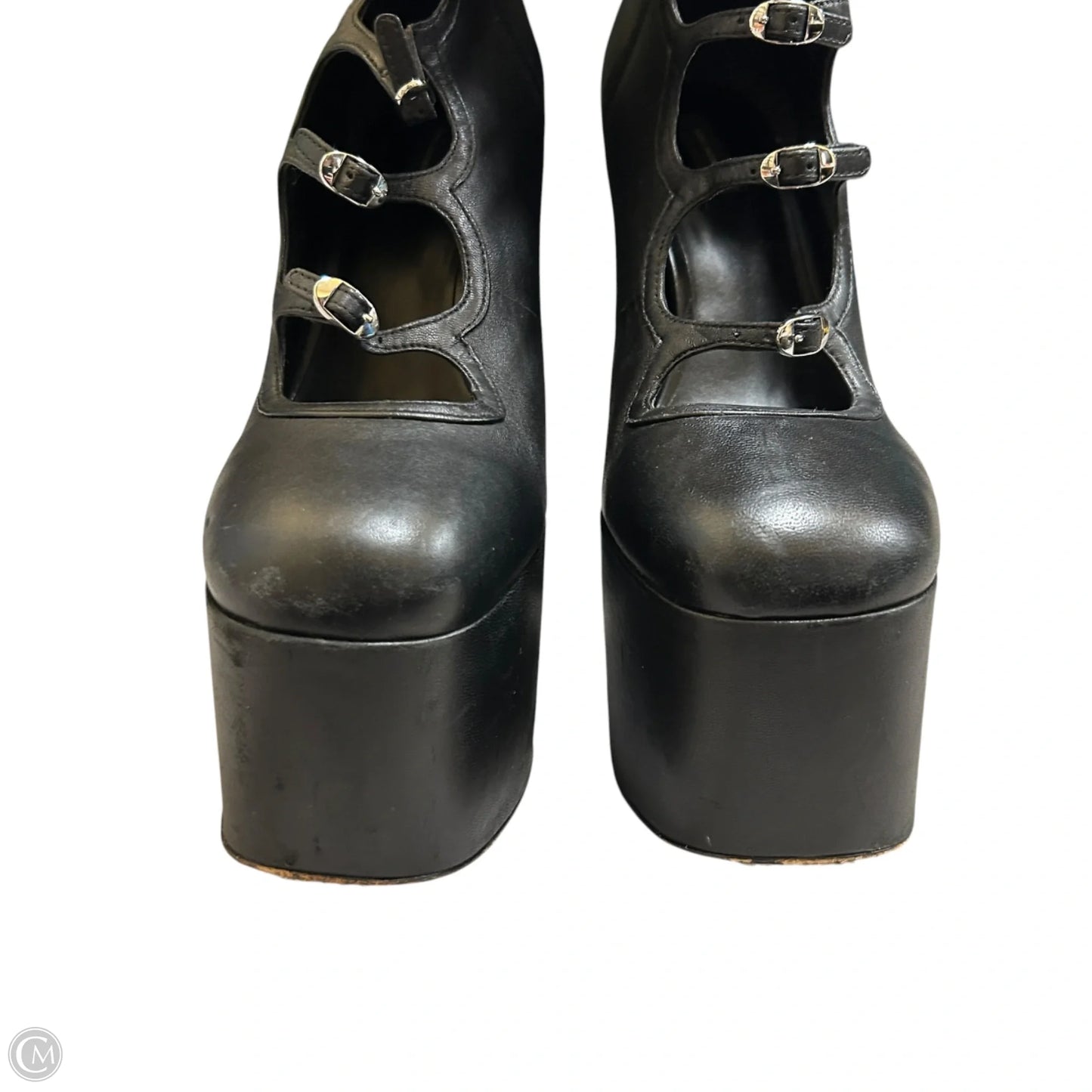 Boots Luxury Designer By Marc Jacobs In Black, Size: 10.5