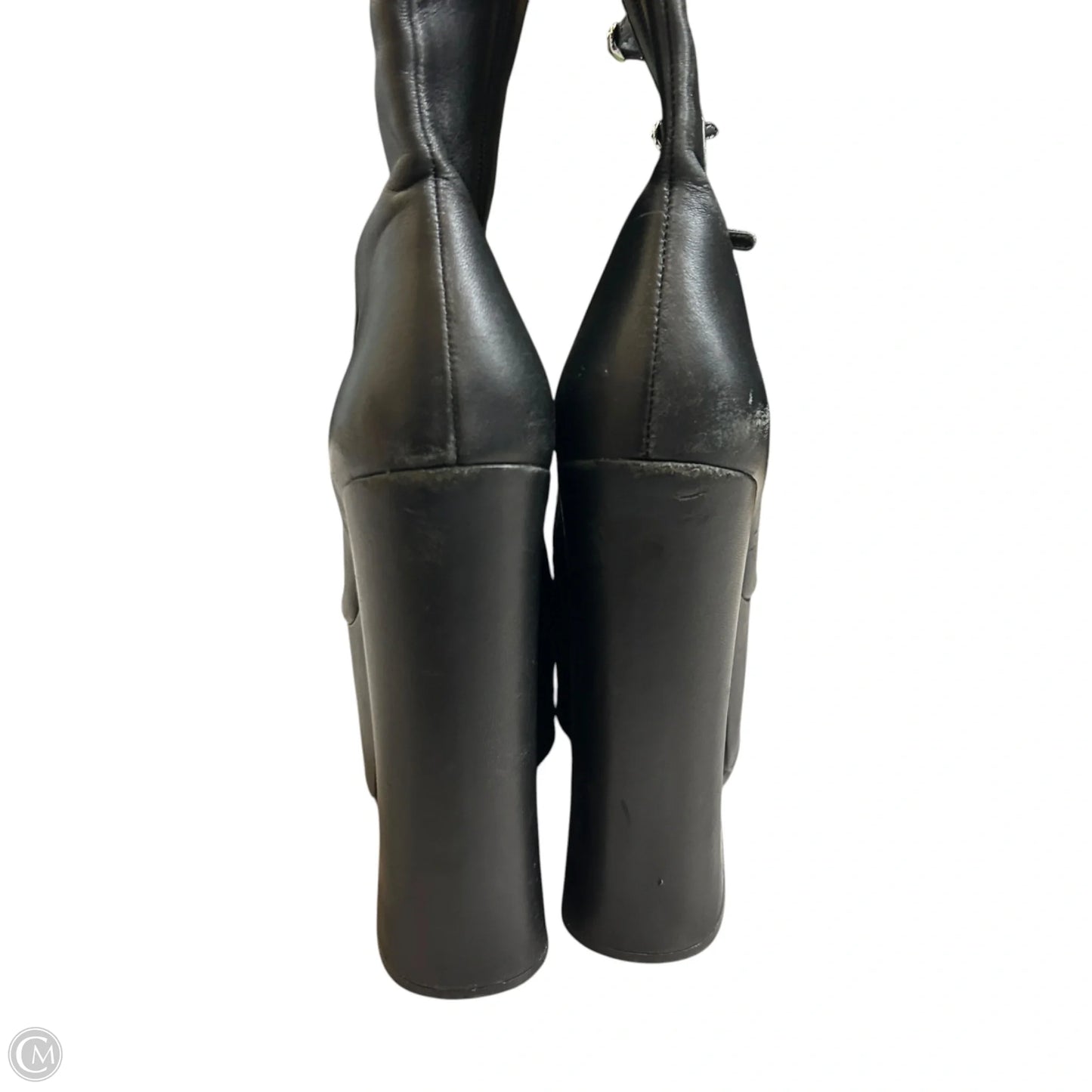 Boots Luxury Designer By Marc Jacobs In Black, Size: 10.5
