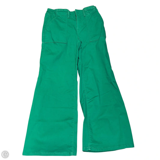 Jeans Wide Leg By Draper James In Green Denim, Size: 4