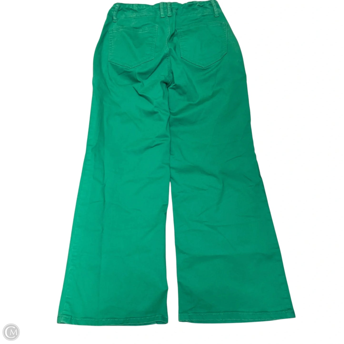 Jeans Wide Leg By Draper James In Green Denim, Size: 4