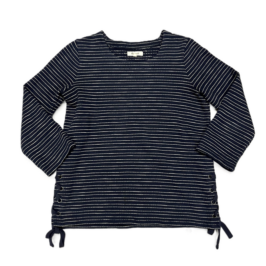 Striped Pattern Top Long Sleeve By Madewell, Size: Xs