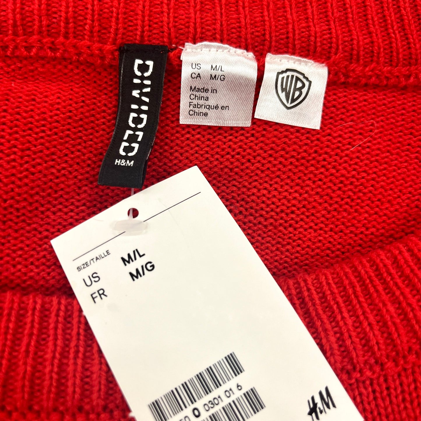 Sweater By Divided In Red, Size: M