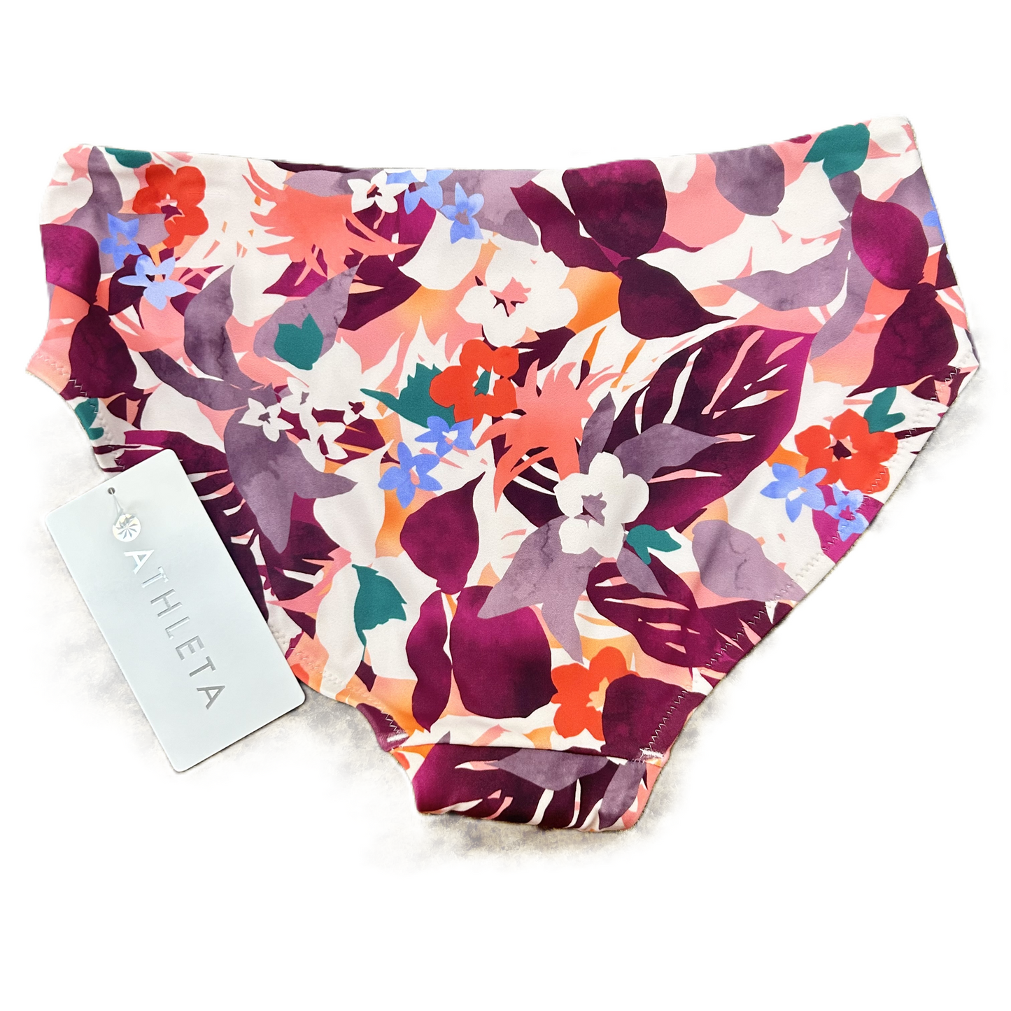 Pink & Purple Swimsuit Bottom By Athleta, Size: M