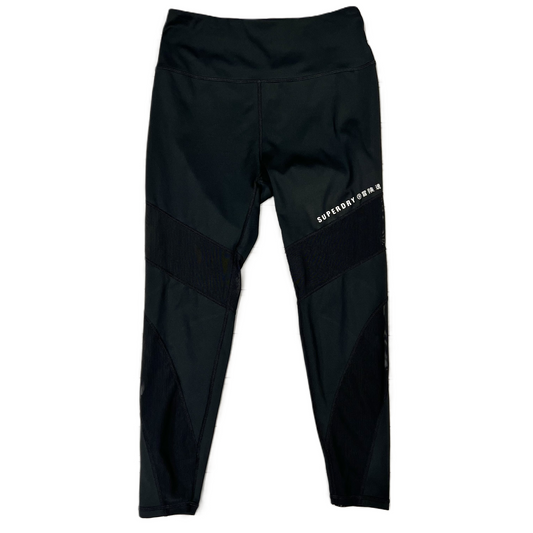 Athletic Leggings By Superdry In Black, Size: S