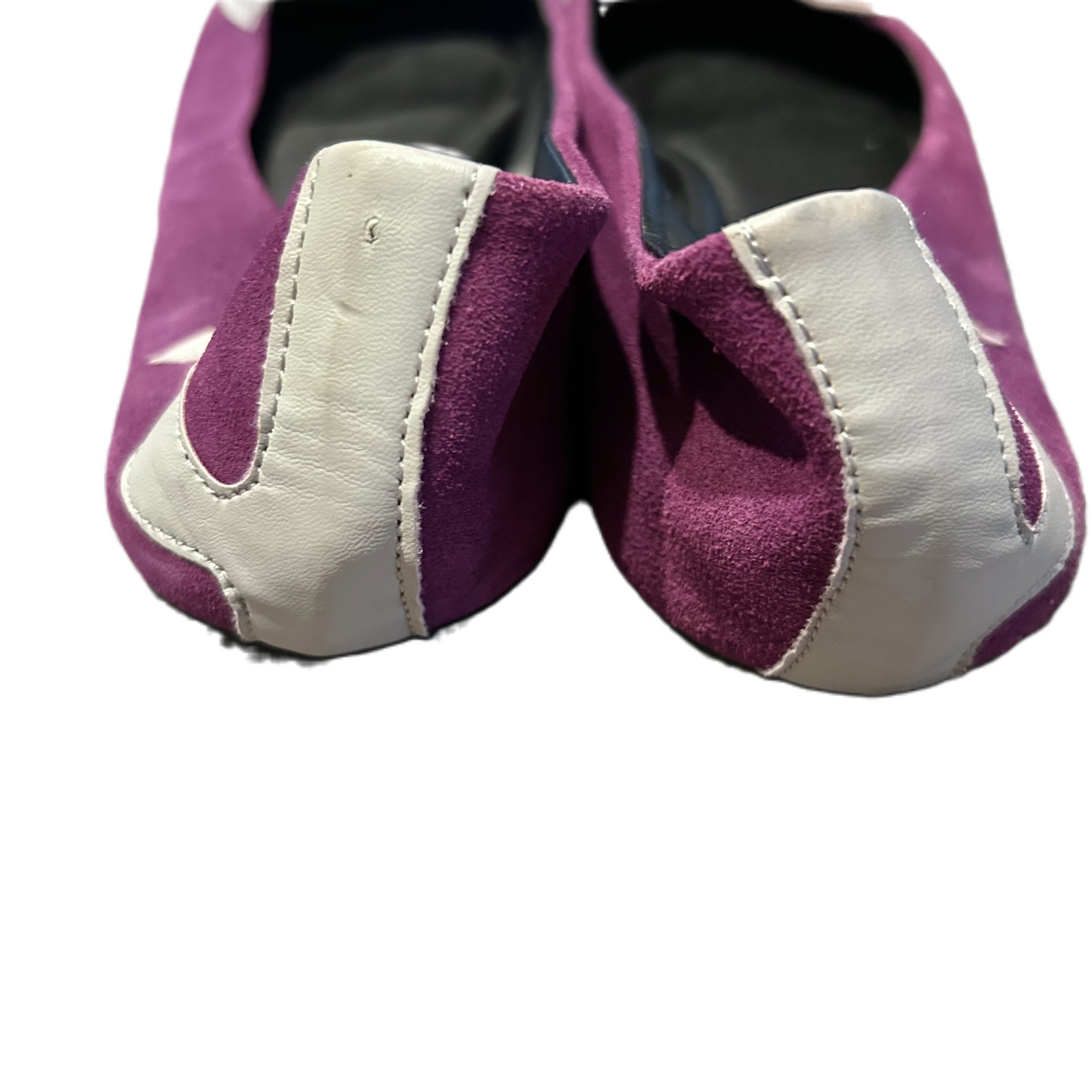 Purple Shoes Flats By Tuk, Size: 10