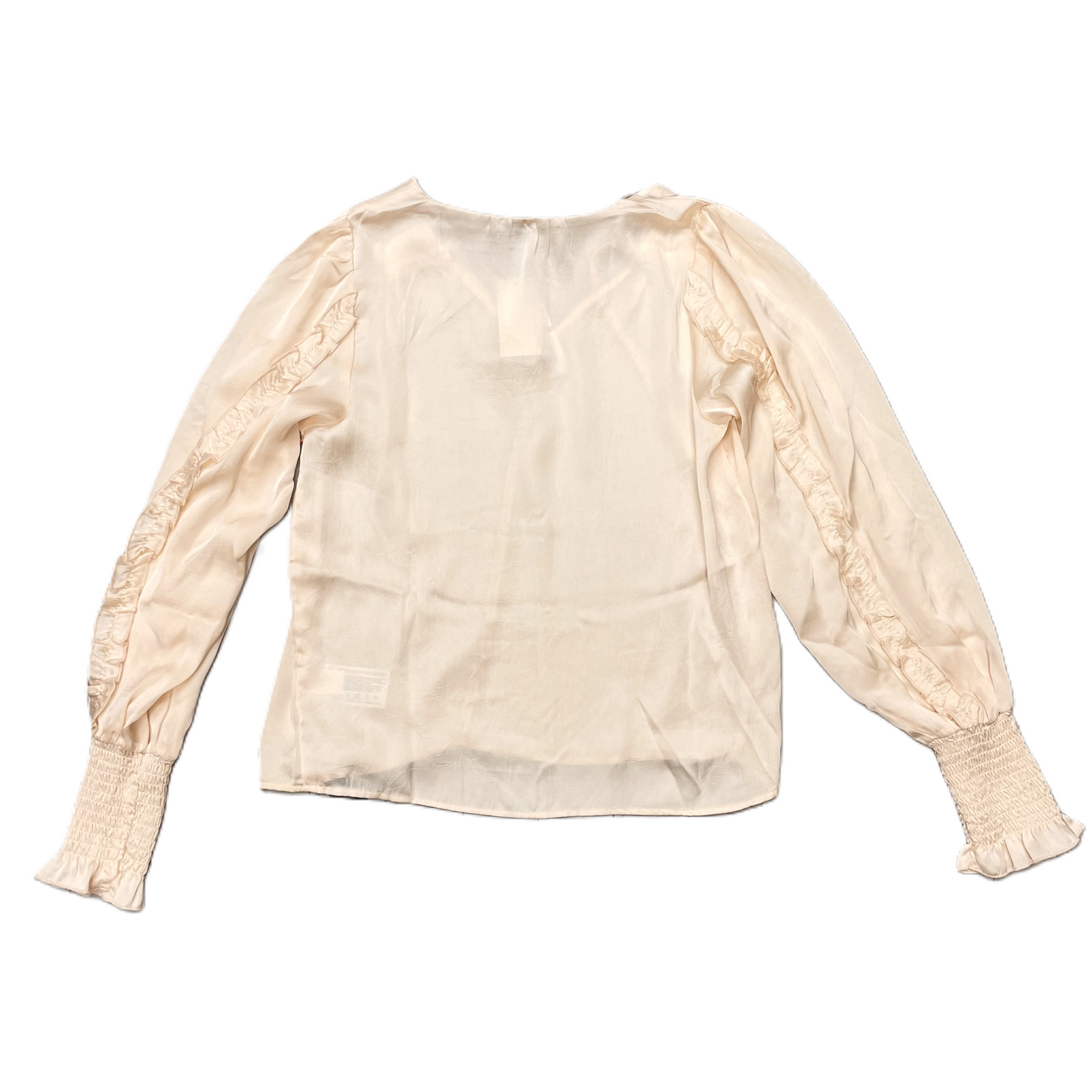 Peach Blouse Long Sleeve By Sam Edelman, Size: S