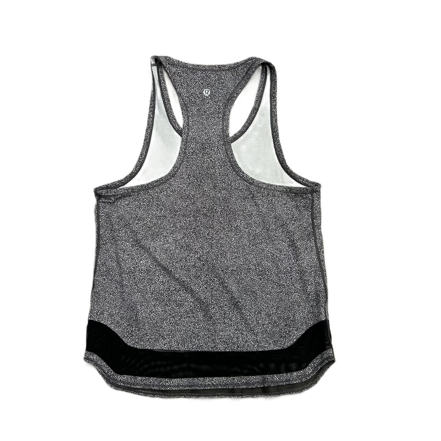 Black White Athletic Tank Top By Lululemon, Size: S