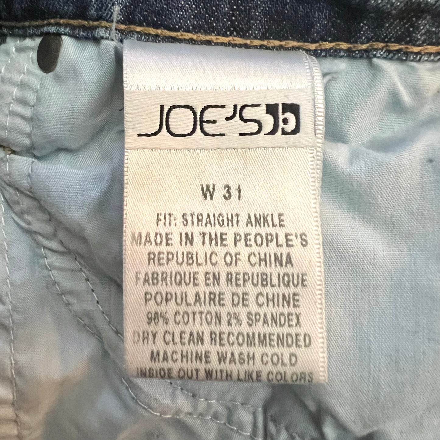 Jeans Skinny By Joes Jeans  Size: 12