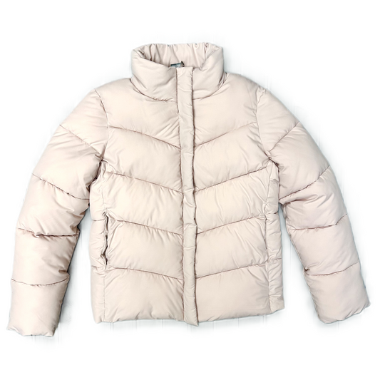 Coat Puffer & Quilted By Express O In Light Pink, Size: Xs