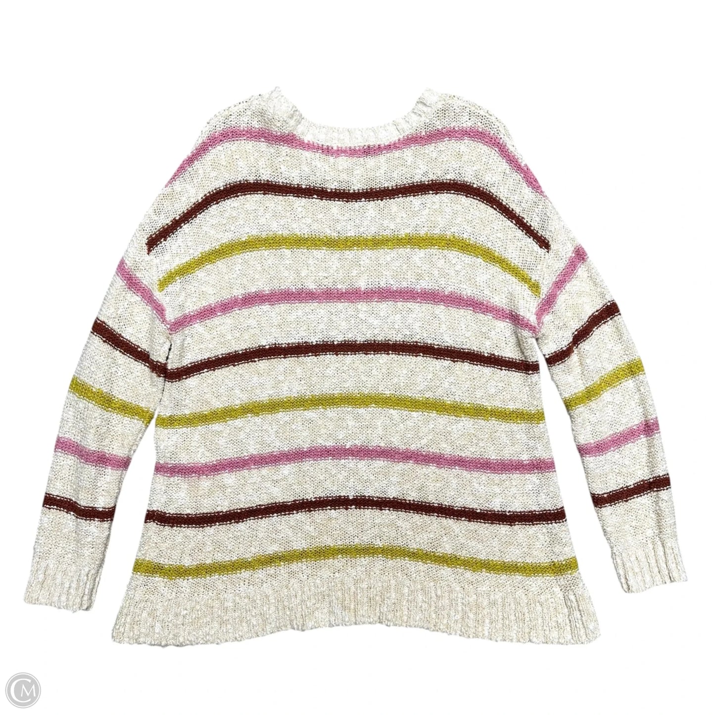 Sweater By Caslon In Striped Pattern, Size: 1x