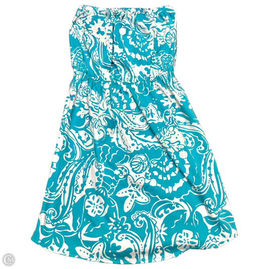 Dress Designer By Lilly Pulitzer In Blue & White, Size: S