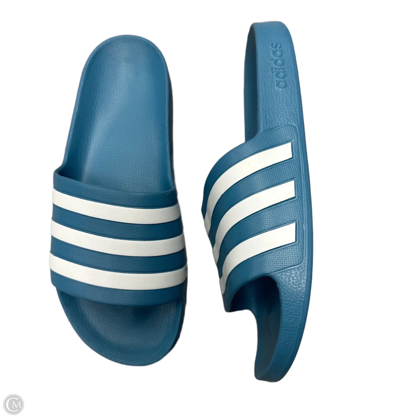 Sandals Sport By Adidas In Blue & White, Size: 11