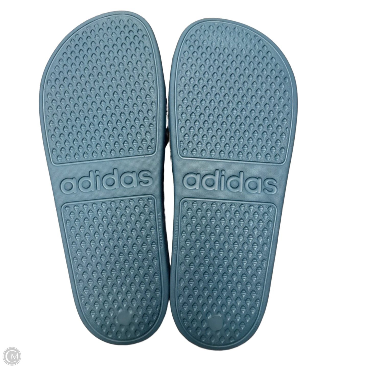 Sandals Sport By Adidas In Blue & White, Size: 11