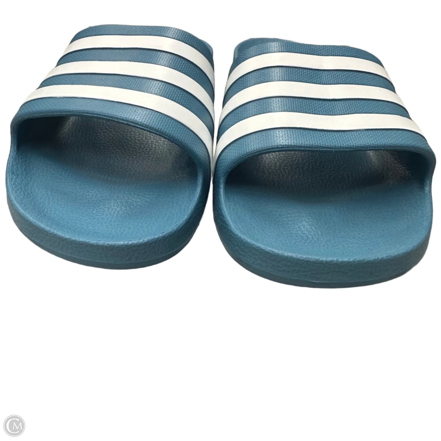 Sandals Sport By Adidas In Blue & White, Size: 11