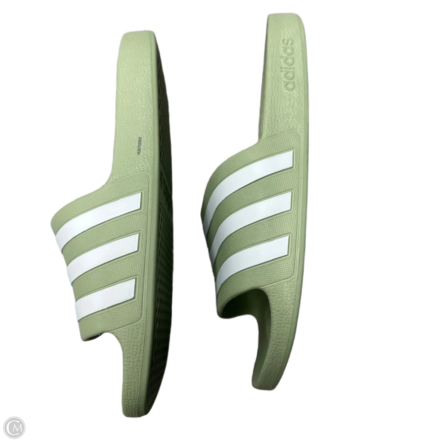 Sandals Sport By Adidas In Green & White, Size: 11