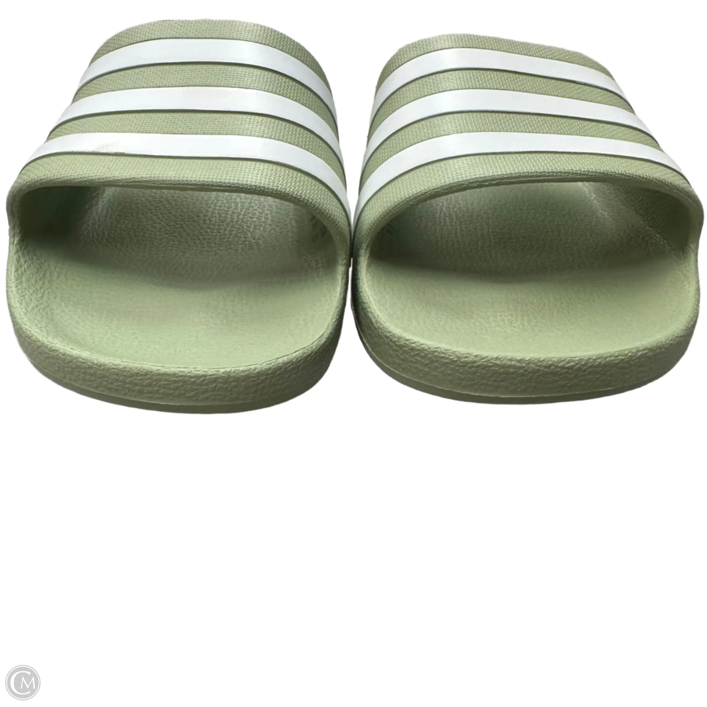 Sandals Sport By Adidas In Green & White, Size: 11