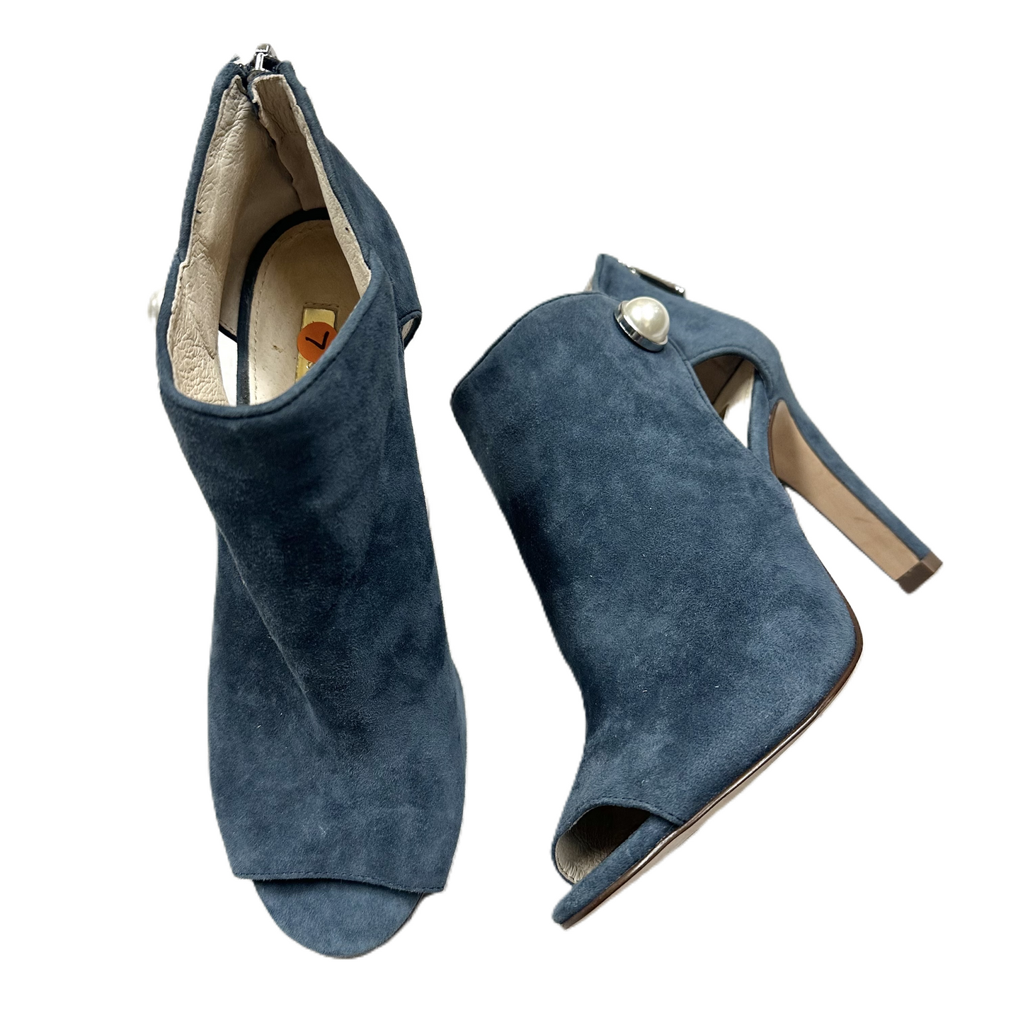 Shoes Designer By Louise Et Cie In Slate Blue, Size: 7