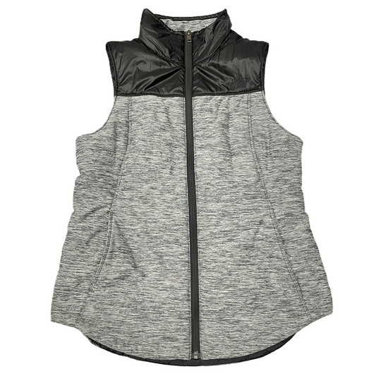 Vest Puffer & Quilted By The North Face In Black & Grey, Size: M