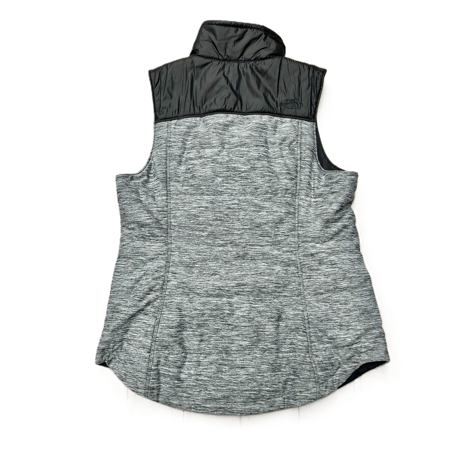 Vest Puffer & Quilted By The North Face In Black & Grey, Size: M