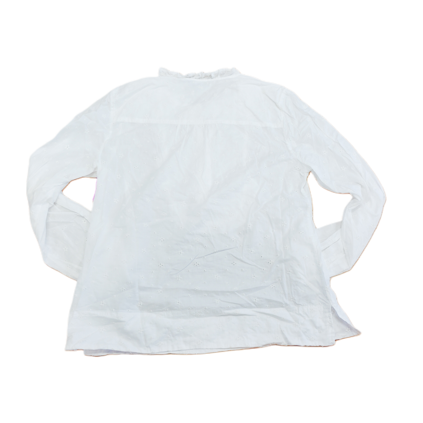 White Blouse Long Sleeve By J. Crew, Size: S