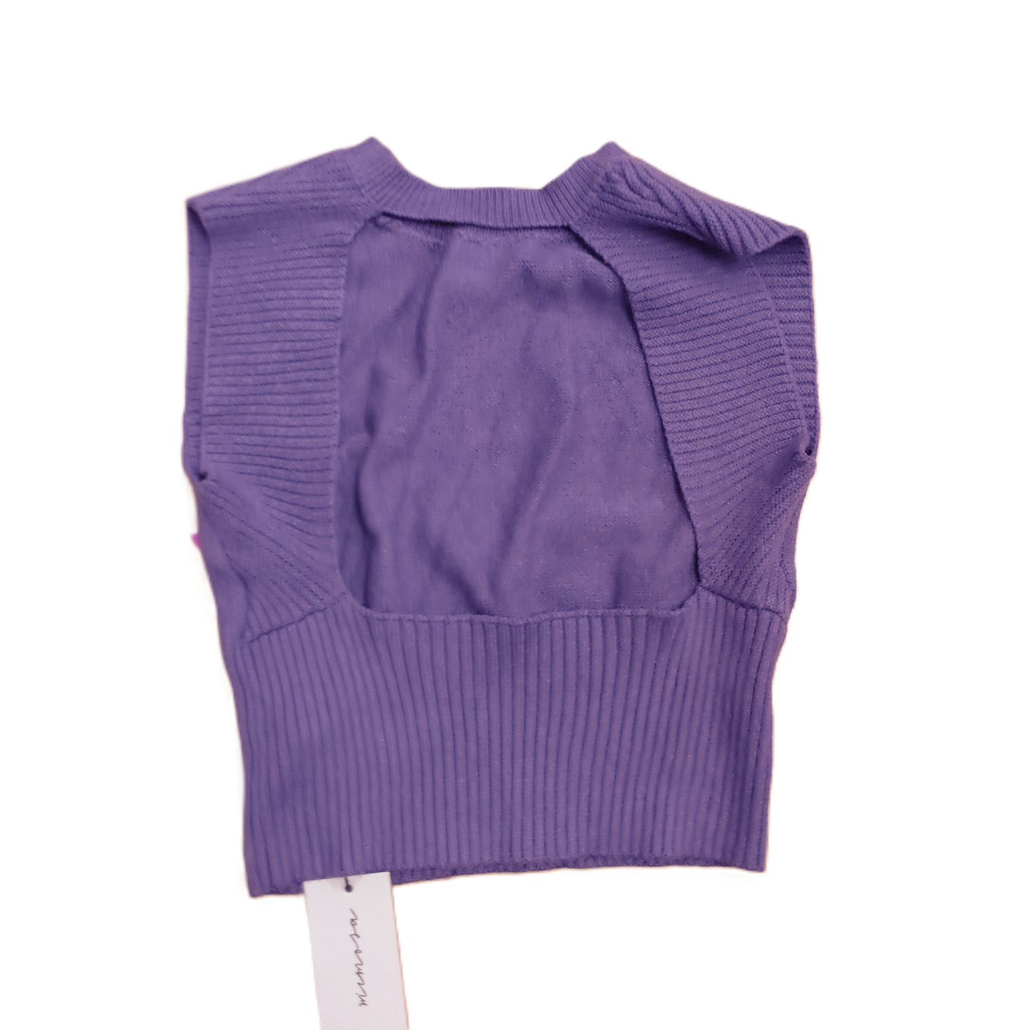 Purple Sweater Short Sleeve By Mine, Size: L