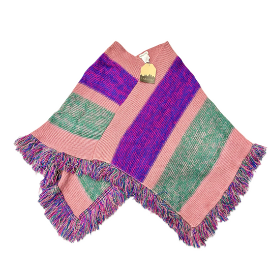 Shawl By Main Strip In Multi-colored, Size: Osfm