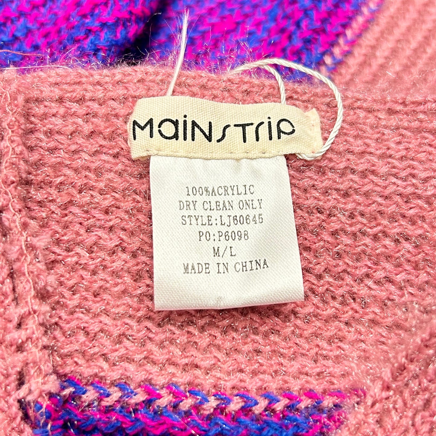 Shawl By Main Strip In Multi-colored, Size: Osfm