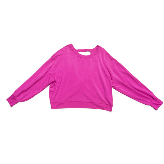 Athletic Sweatshirt Crewneck By Athleta In Pink, Size: Xl