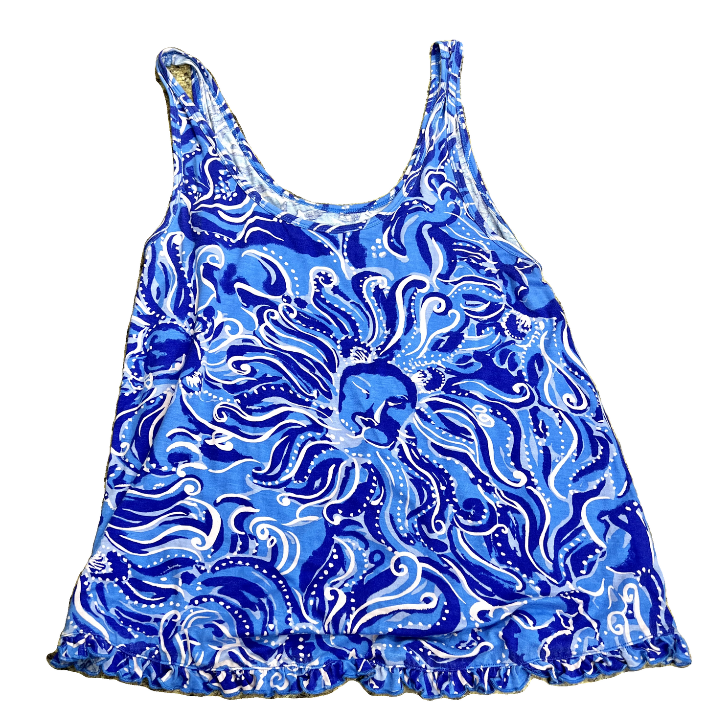 Top Cami Designer By Lilly Pulitzer In Blue, Size: M