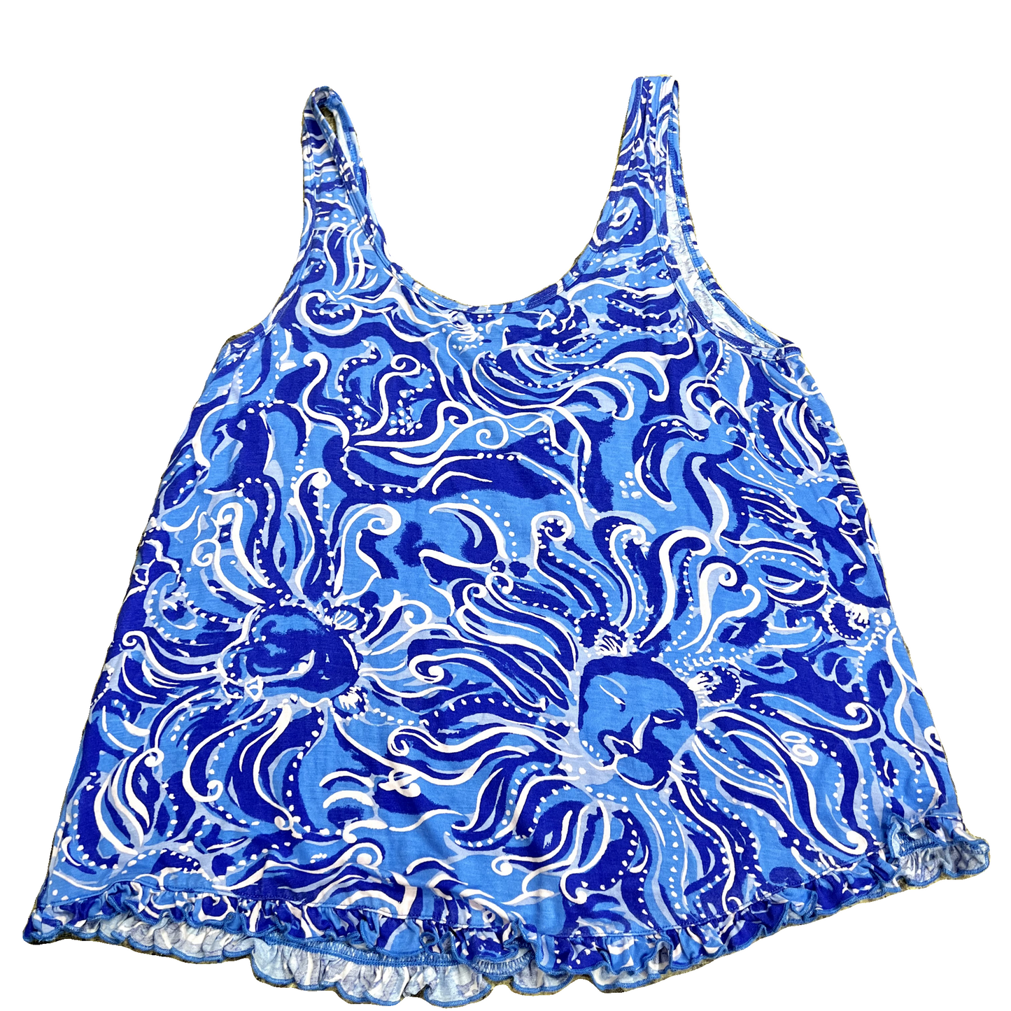 Top Cami Designer By Lilly Pulitzer In Blue, Size: M