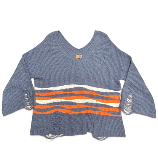 Sweater By Pol In Blue & Orange, Size: S