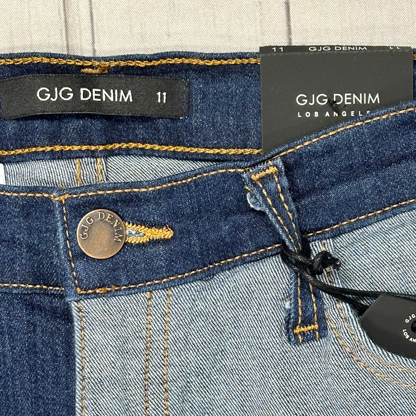 Jeans Flared By GJG Denim In Blue Denim, Size: 10