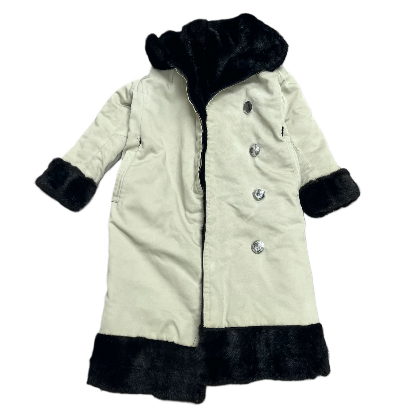 Coat Fur In Black, Size: S