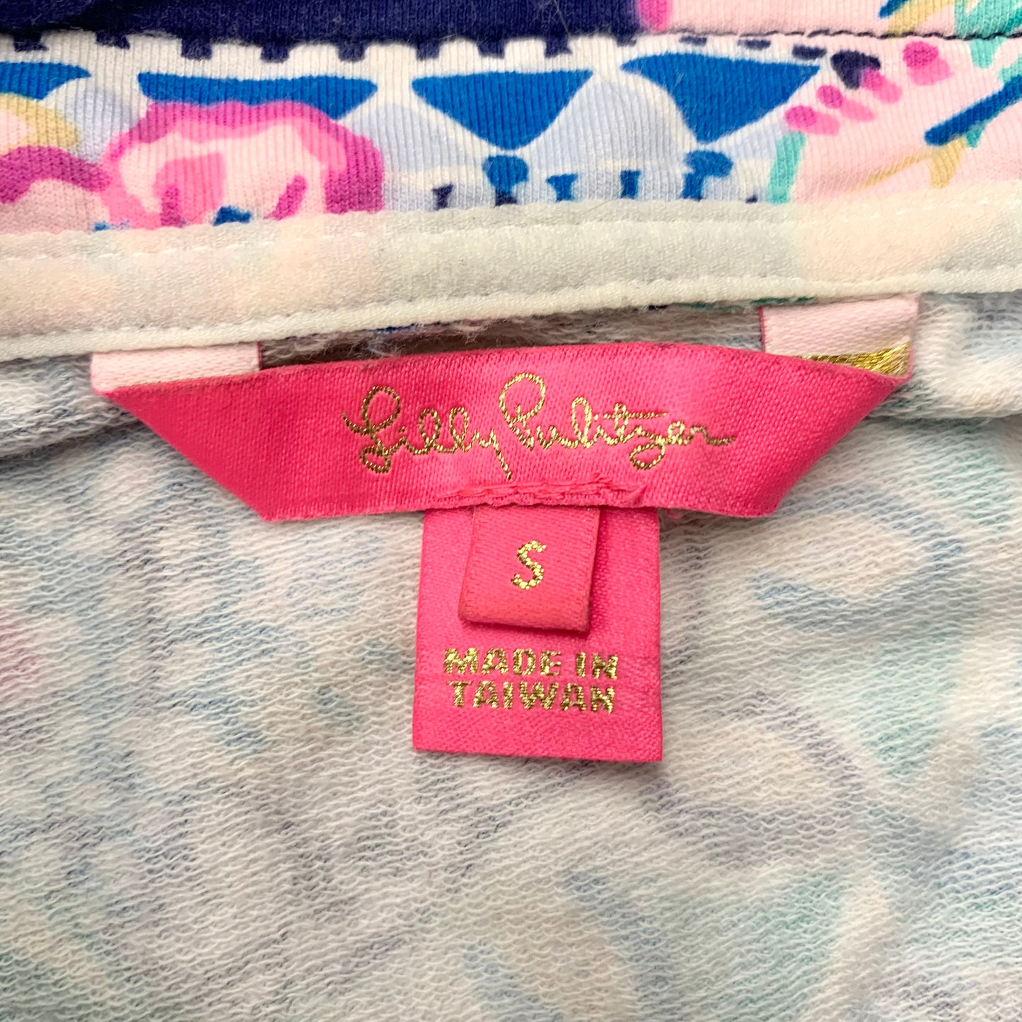 Jacket Designer By Lilly Pulitzer In Blue & Pink, Size: S