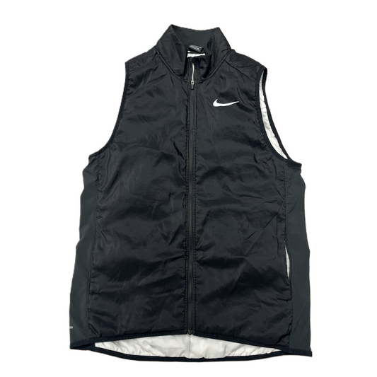 Vest Puffer & Quilted By Nike Apparel In Black, Size: L