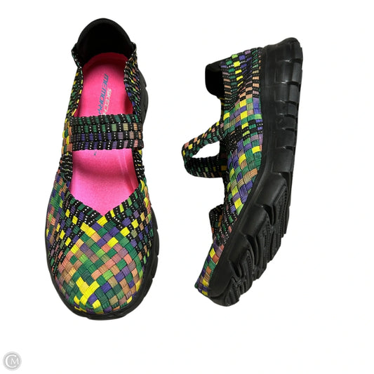Shoes Athletic By Skechers In Multi-colored, Size: 8.5