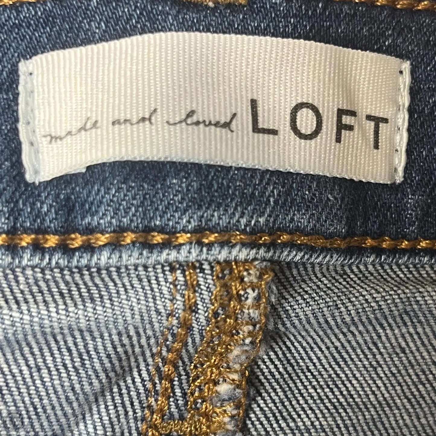 Jeans Flared By Loft In Blue, Size: 0