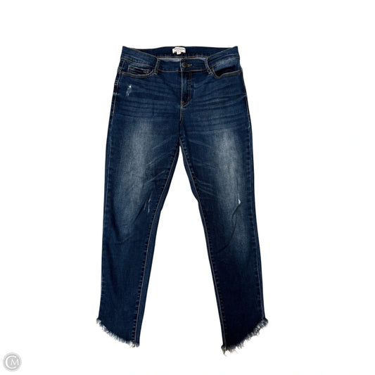 Jeans Cropped By Juicy Couture In Blue Denim, Size: 10