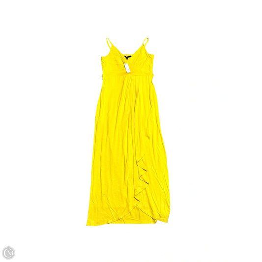 Dress Casual Maxi By White House Black Market In Yellow, Size: 8