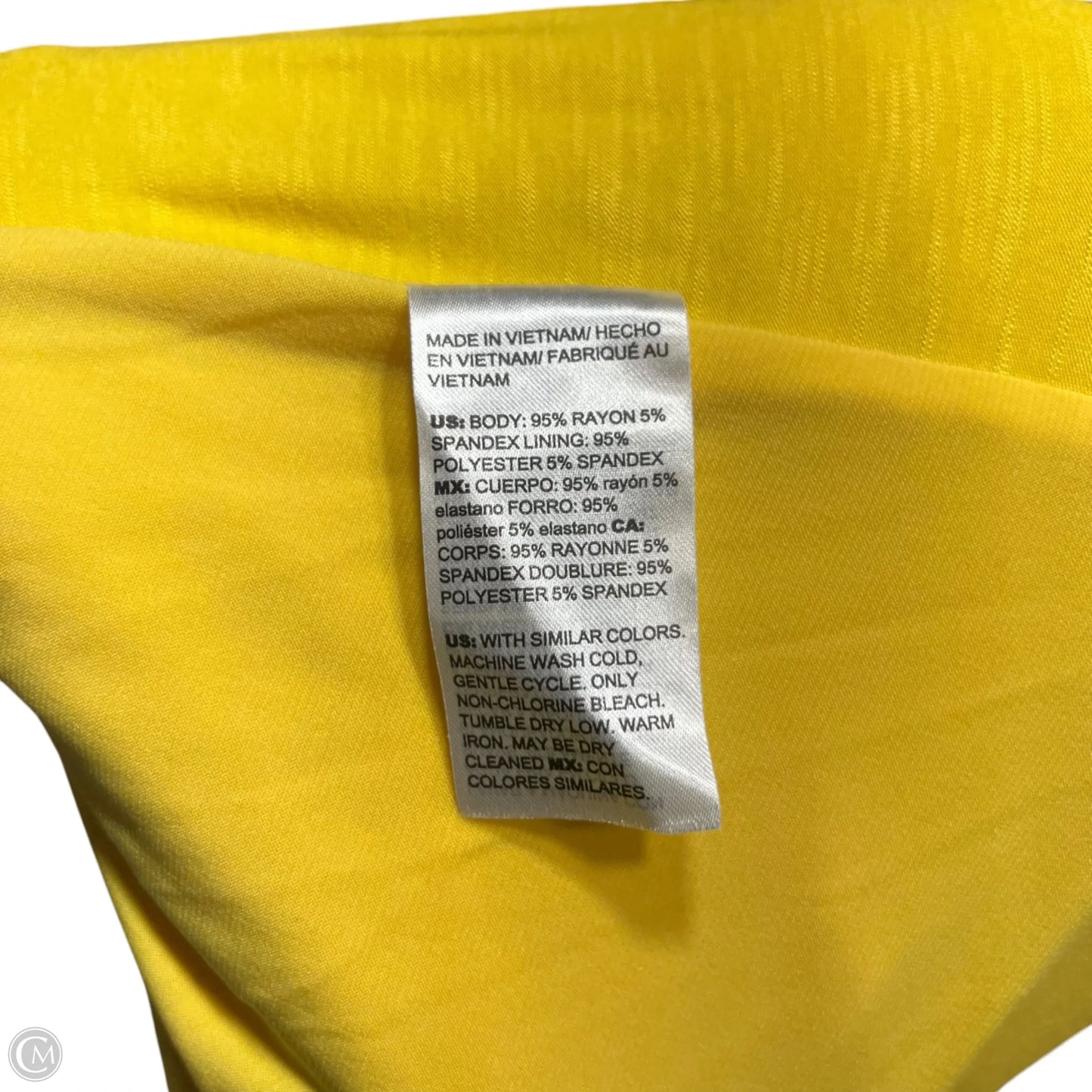Dress Casual Maxi By White House Black Market In Yellow, Size: 8