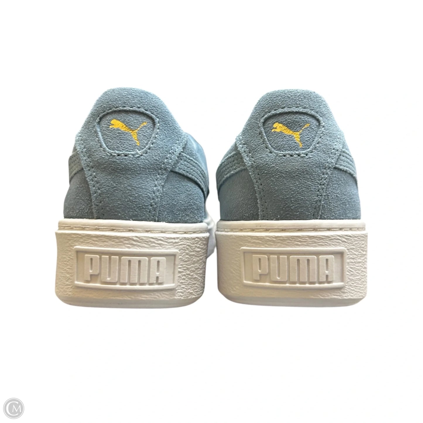 Shoes Sneakers By Puma In Blue, Size: 10