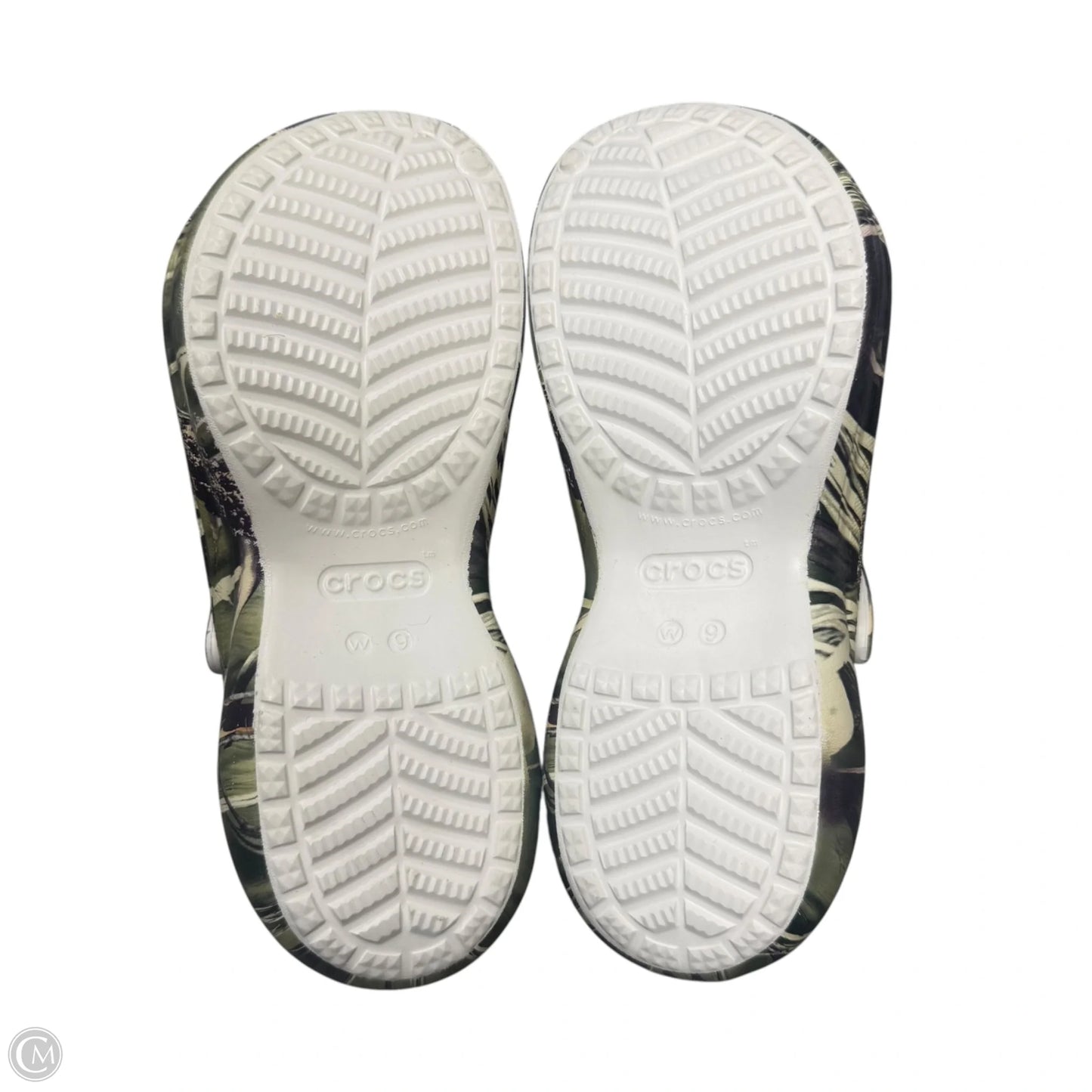 Shoes Sneakers Platform By Crocs In Camouflage Print, Size: 9
