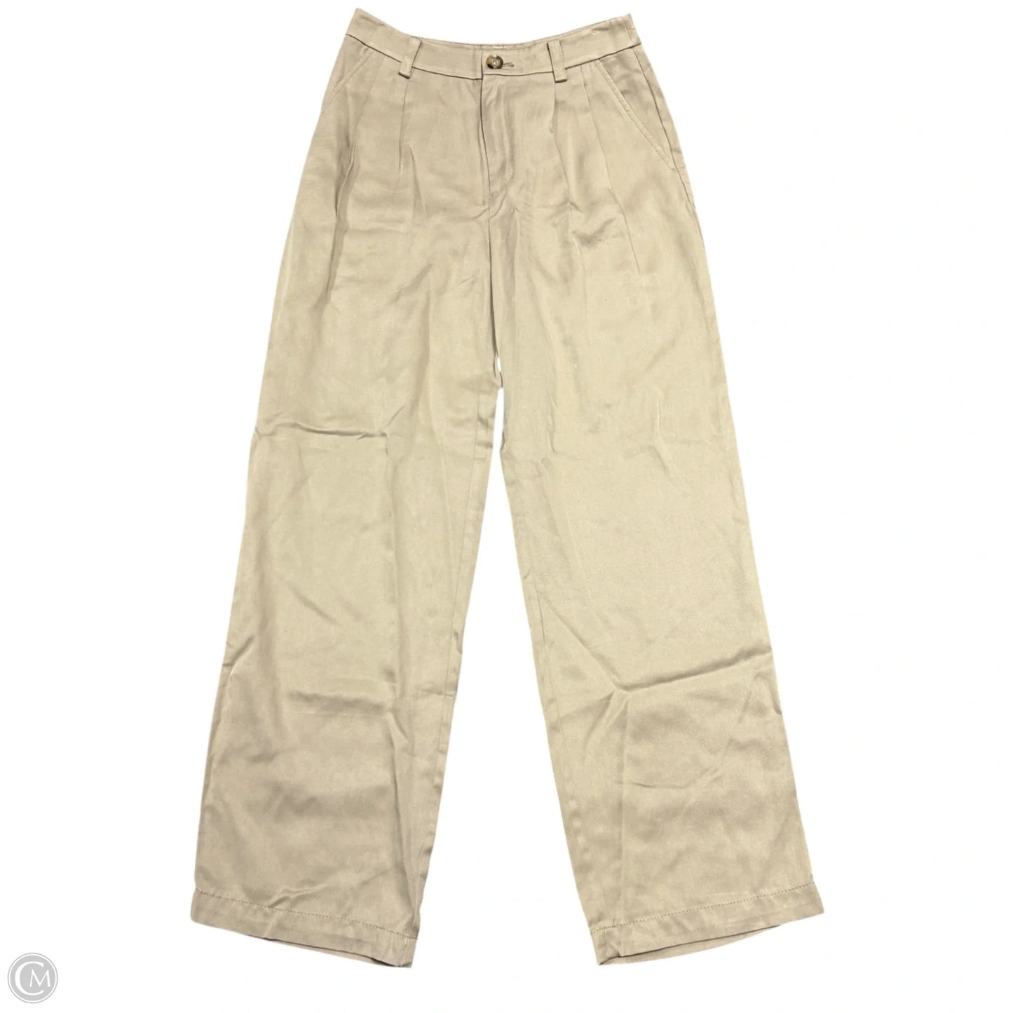Pants Linen By Loft In Tan, Size: 0p