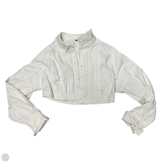 Top Long Sleeve By Free People In Cream, Size: Xs
