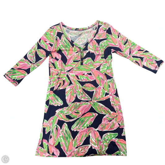 Dress Designer By Lilly Pulitzer In Blue & Pink, Size: M